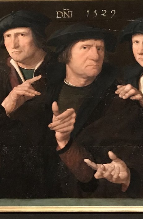 His paper might be a list of names.
