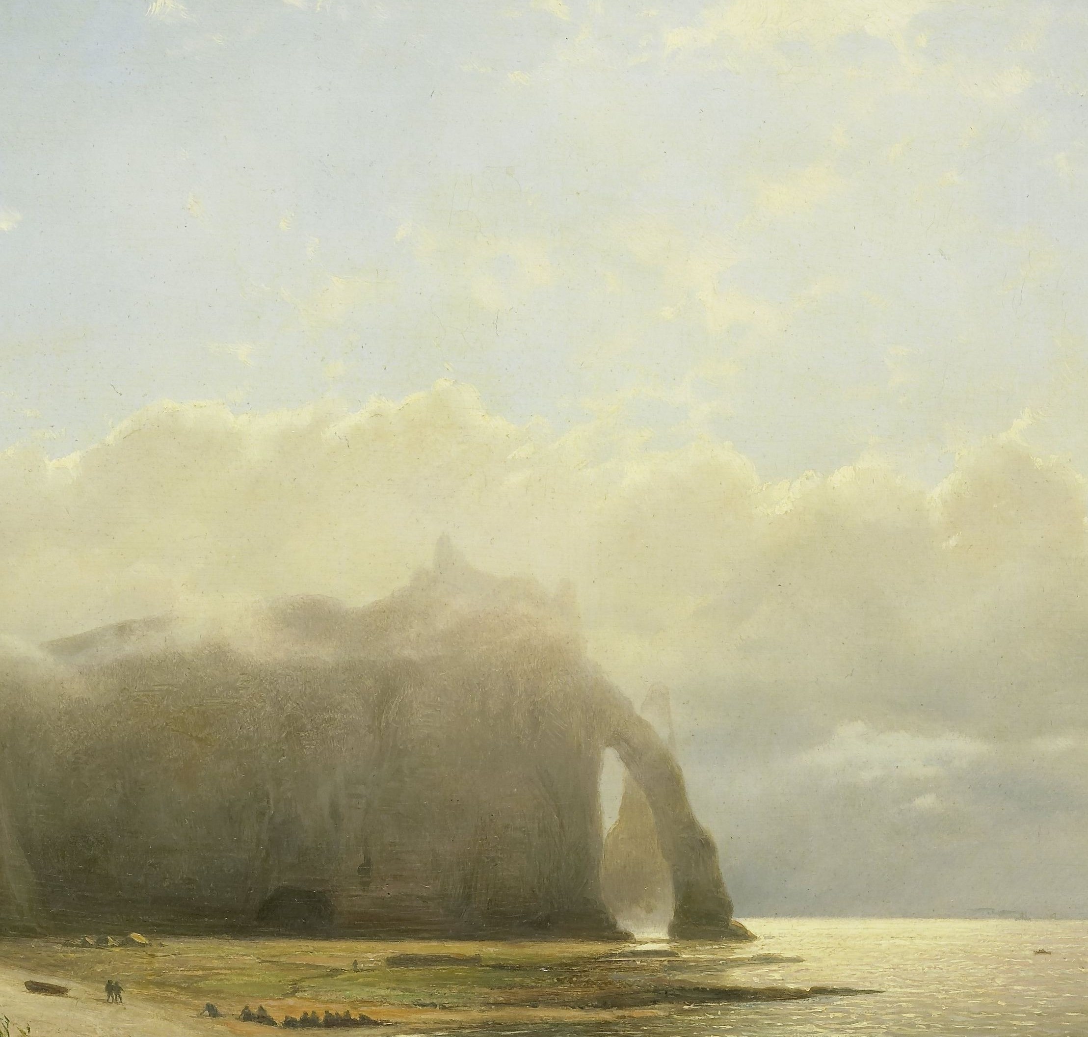 This cliff is the Porte d'Aval. It had stood for millennia.