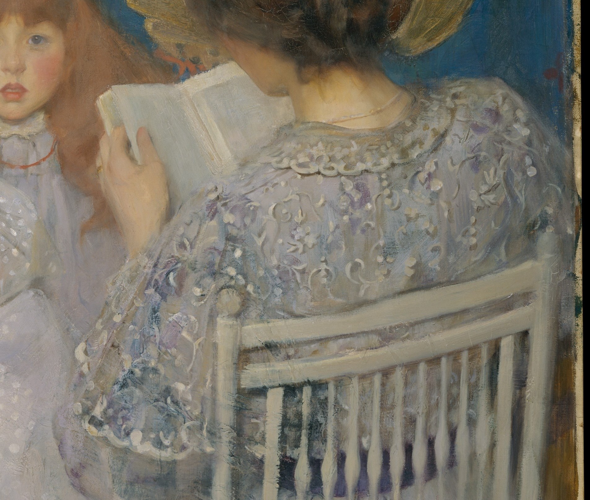 Impressionist painters often captured such domestic scenes.