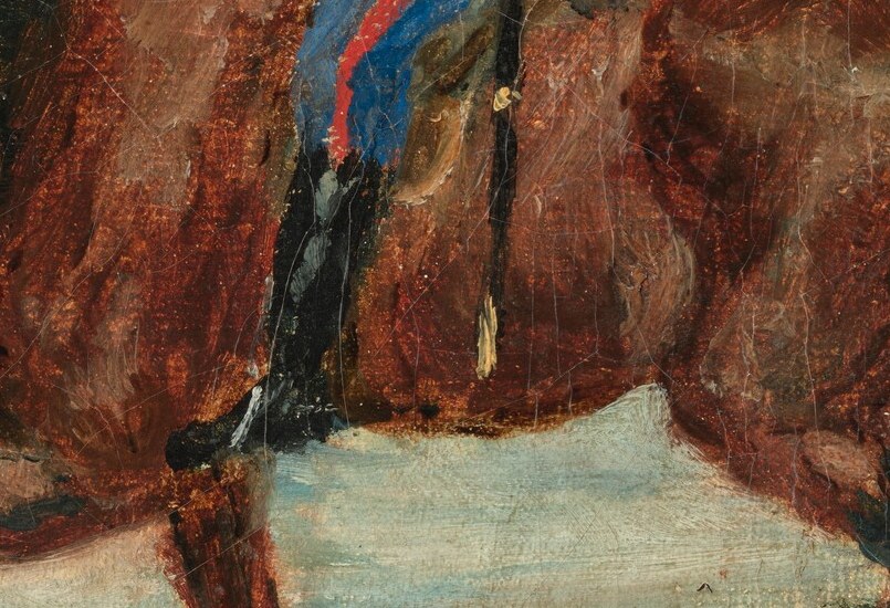 The texture and color of the mane suggest movement and the horse's vitality.