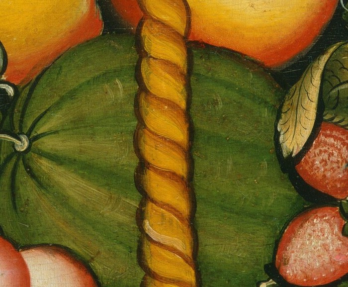But also explored themes like the bounty of nature.