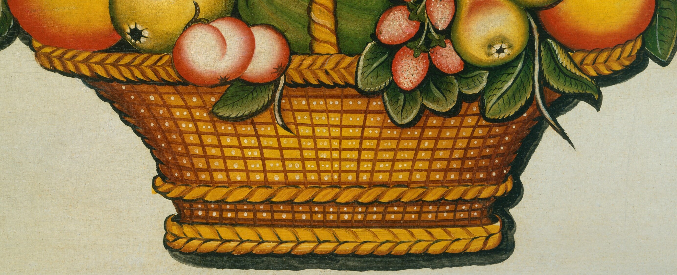 Still life paintings like this were popular around 1830.