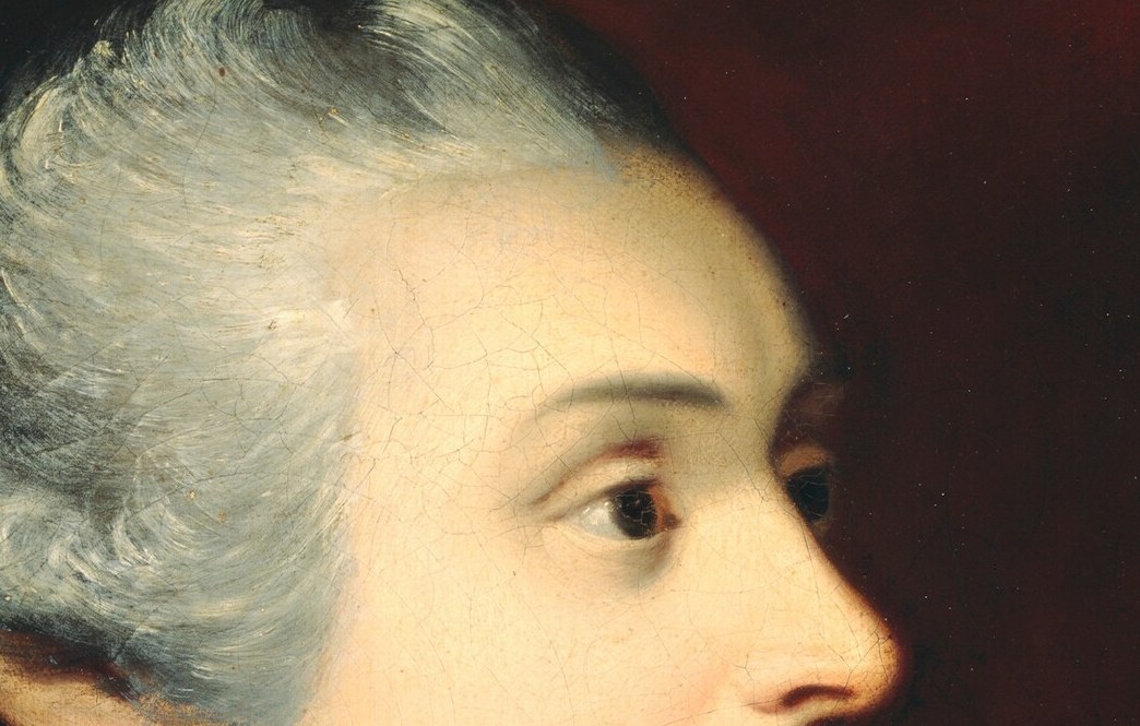 But look closely at his eyes, heavy-lidded and evaluating.