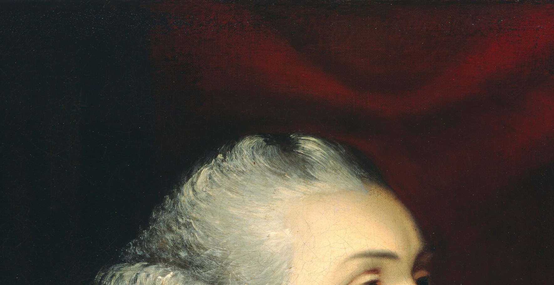 In 1774, a white powdered wig signaled his high status.