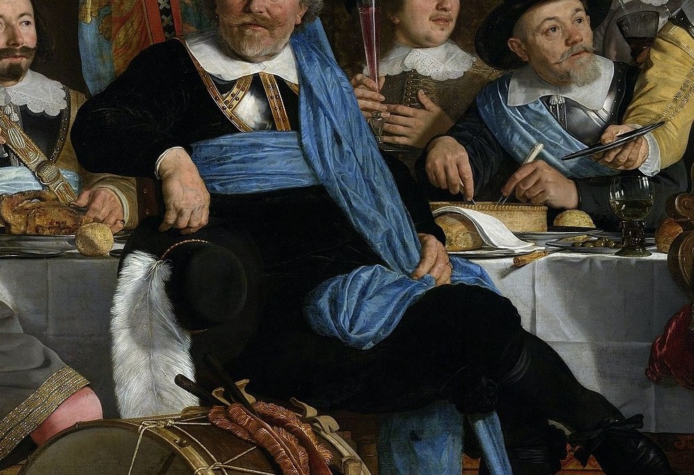 The civic guard of Amsterdam toasted the peace.