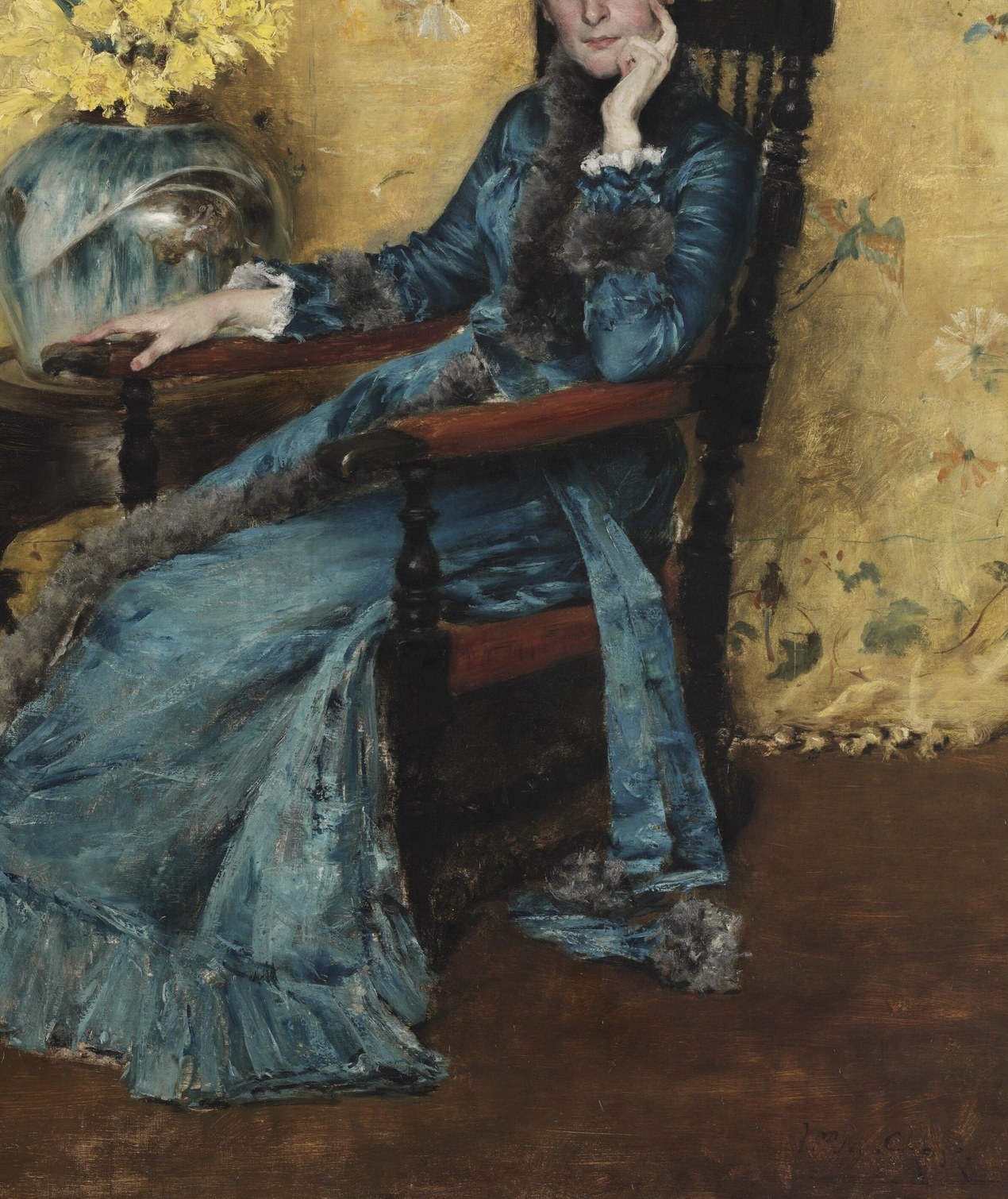 Dora was an accomplished designer. Her mother founded textile arts in America.