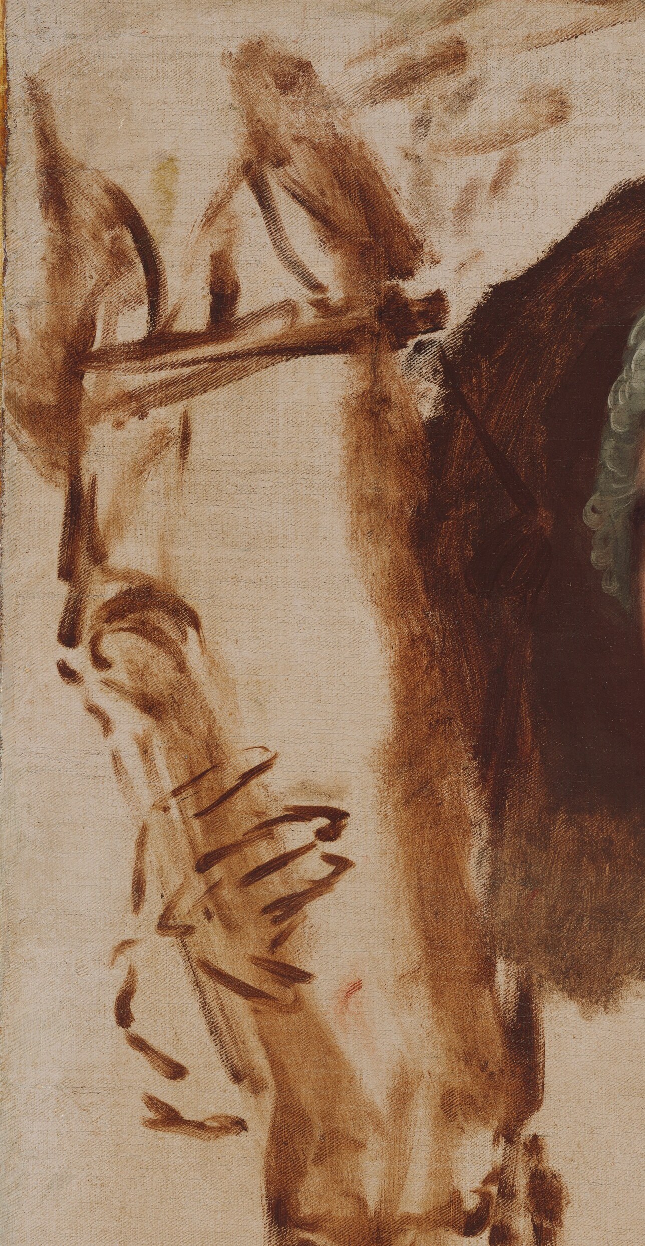 Stuart had a rule: no final payment, no finished painting.