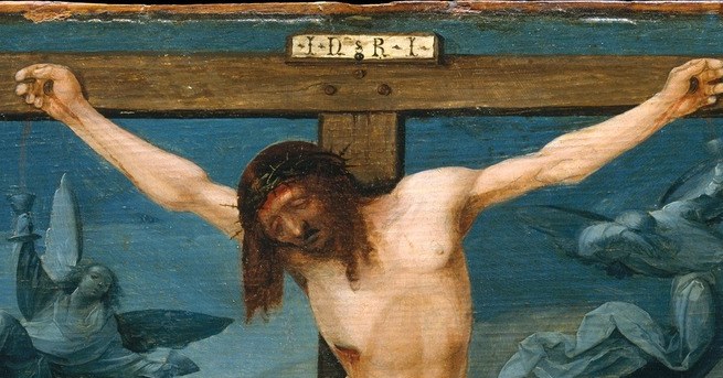 The angels above the cross were kept safe.