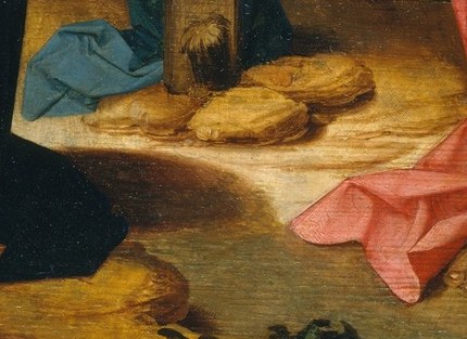 Even Adam's skull, at the foot of the cross, remained.