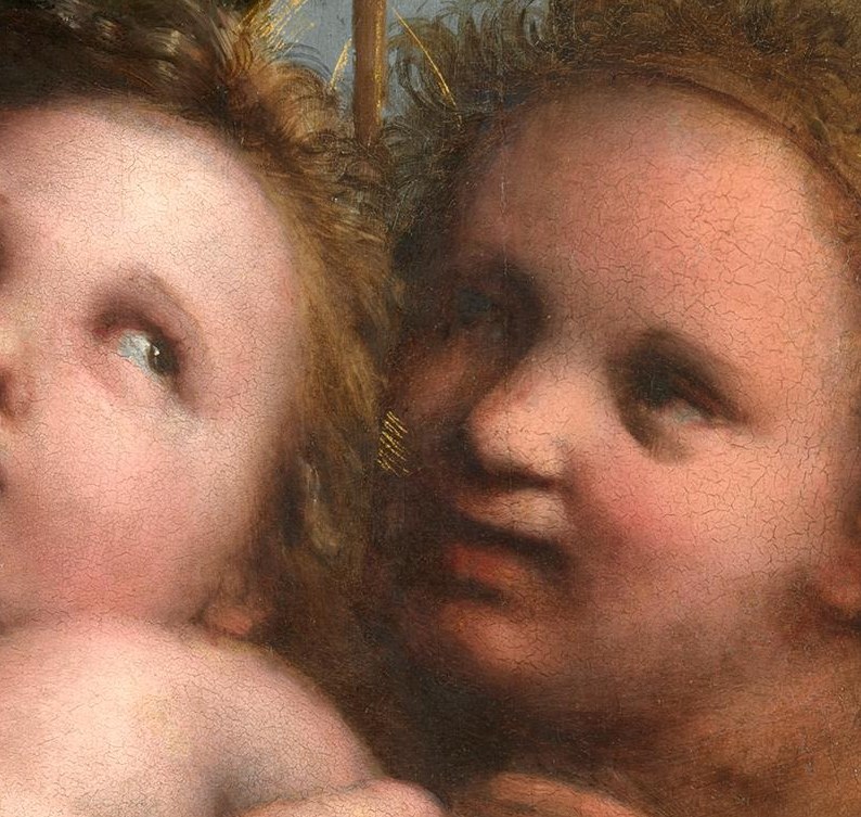 John the Baptist watches them closely.