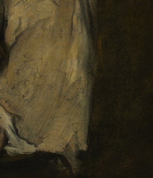 Here, a Venetian woman holds a tray of fruit.