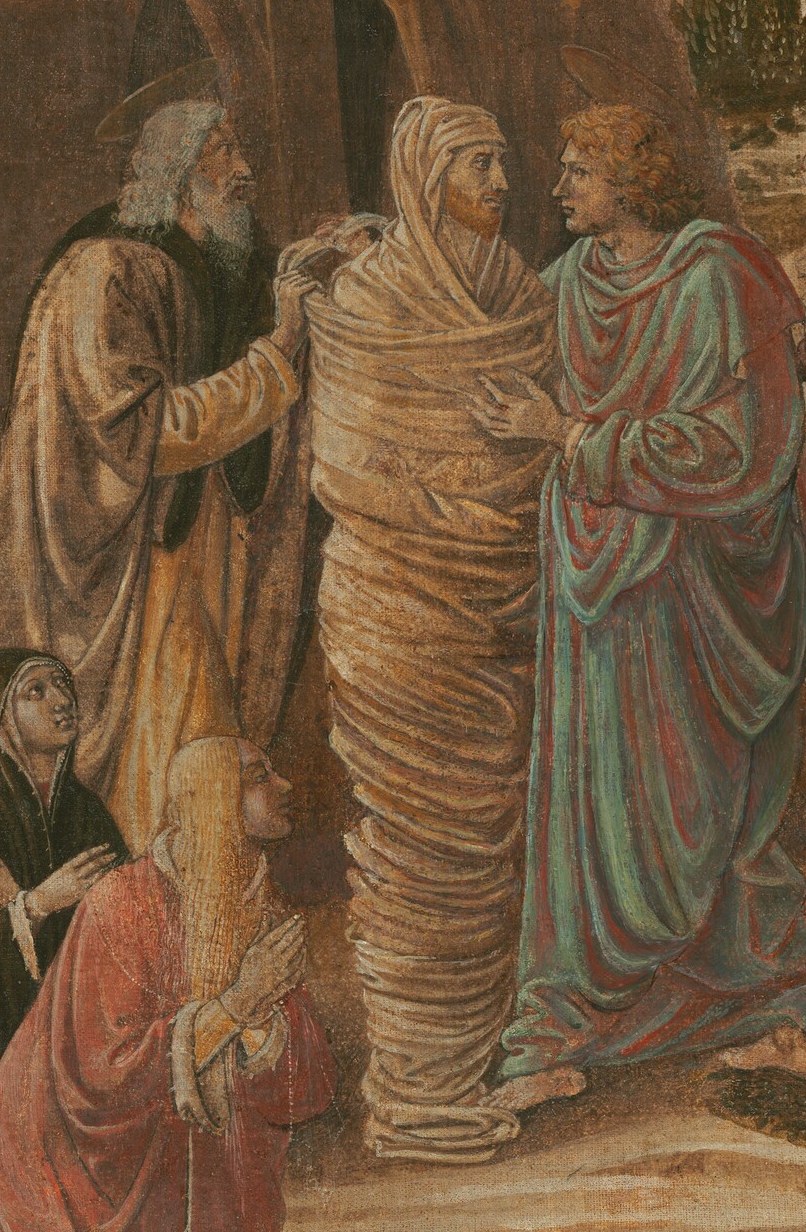 He was dead for four days when Christ called him.