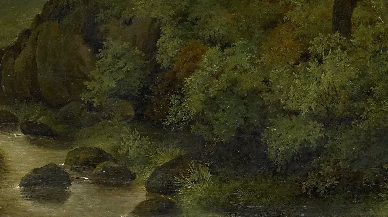 The winding river guides your eye deep into the valley.