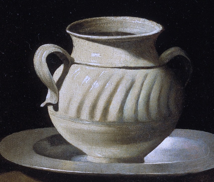 He paints it with surprising realism.