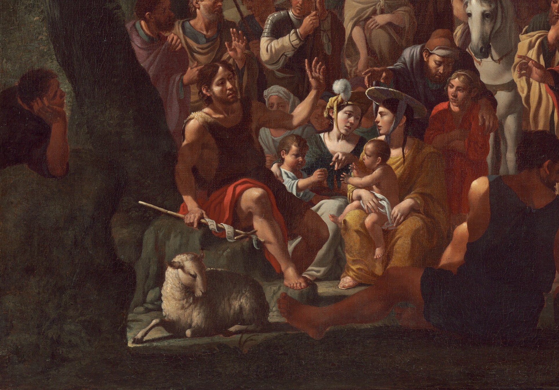 The painter, Willem Reuter, was a 'Bamboccianti' artist.