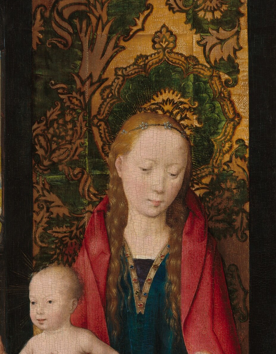 Two devotional worlds, held inside one panel.
