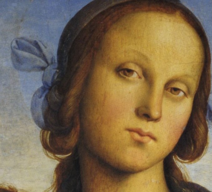 Saint Catherine is on the right.