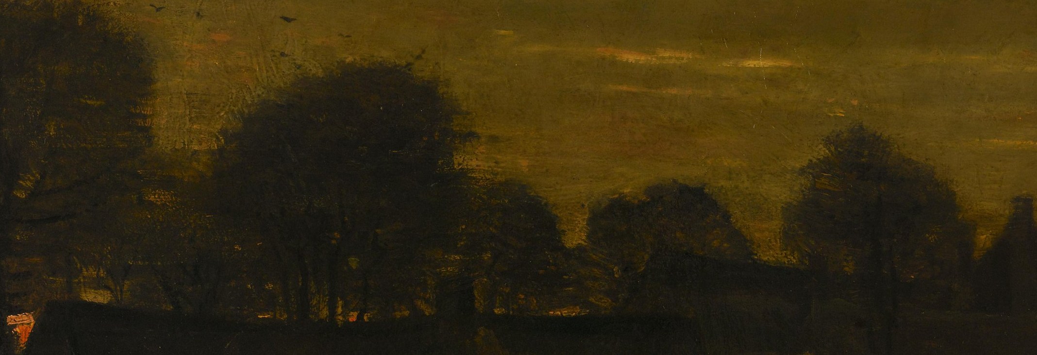 Before the bold colors, a tranquil, melancholic quiet.