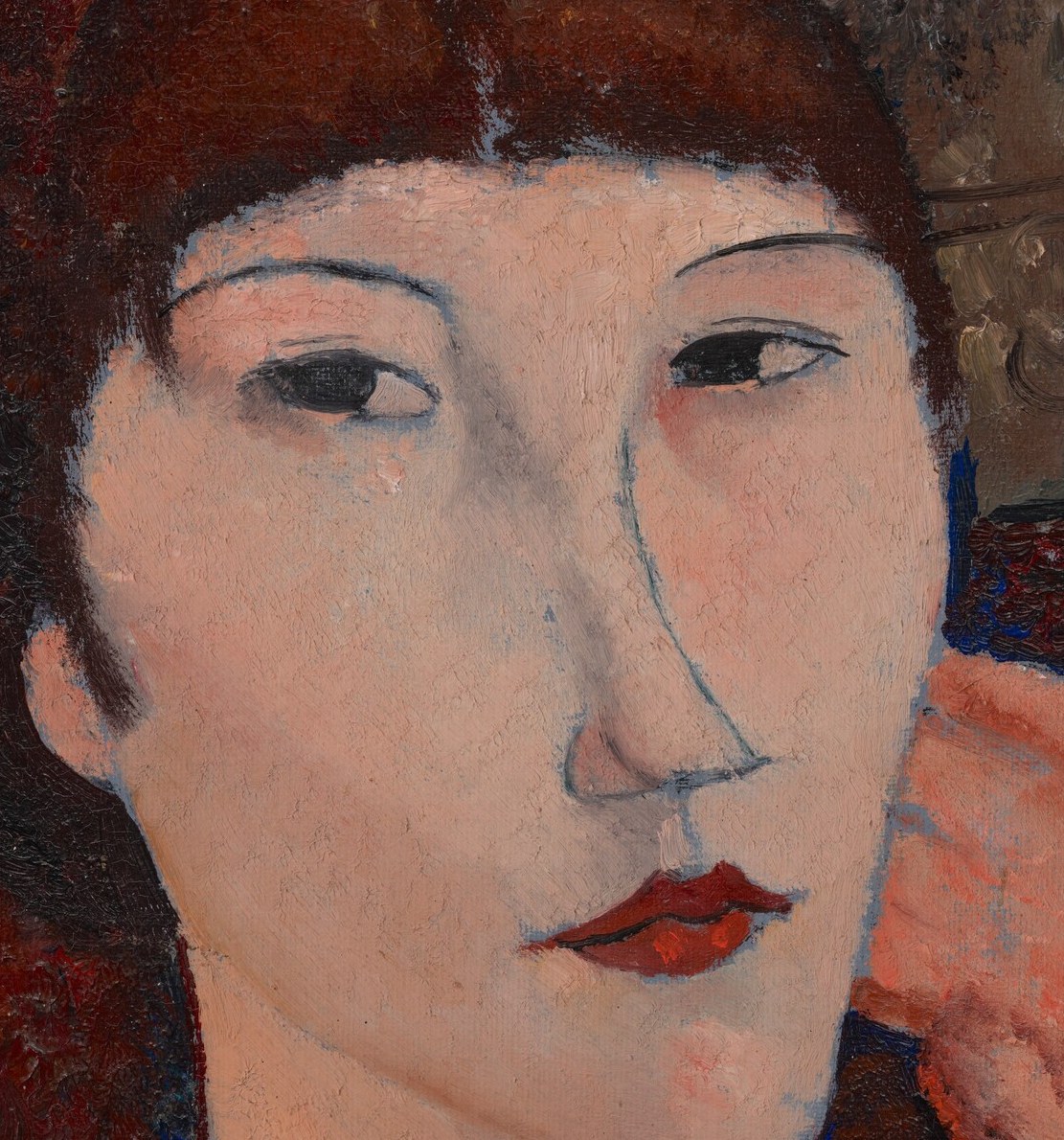 He elongated faces and necks, a surreal touch.