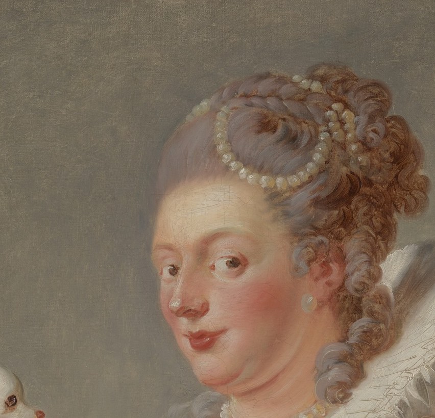 The painter imagined her, not a real person.