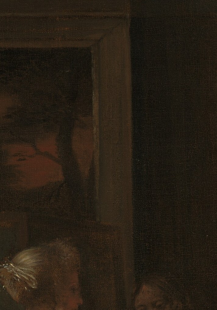 The painter was known for capturing these everyday interactions.