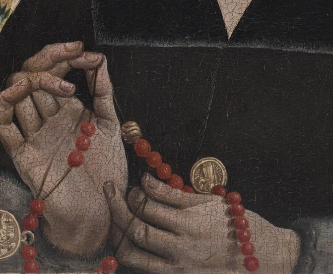 This painting shares the same meticulous detail and rich color.
