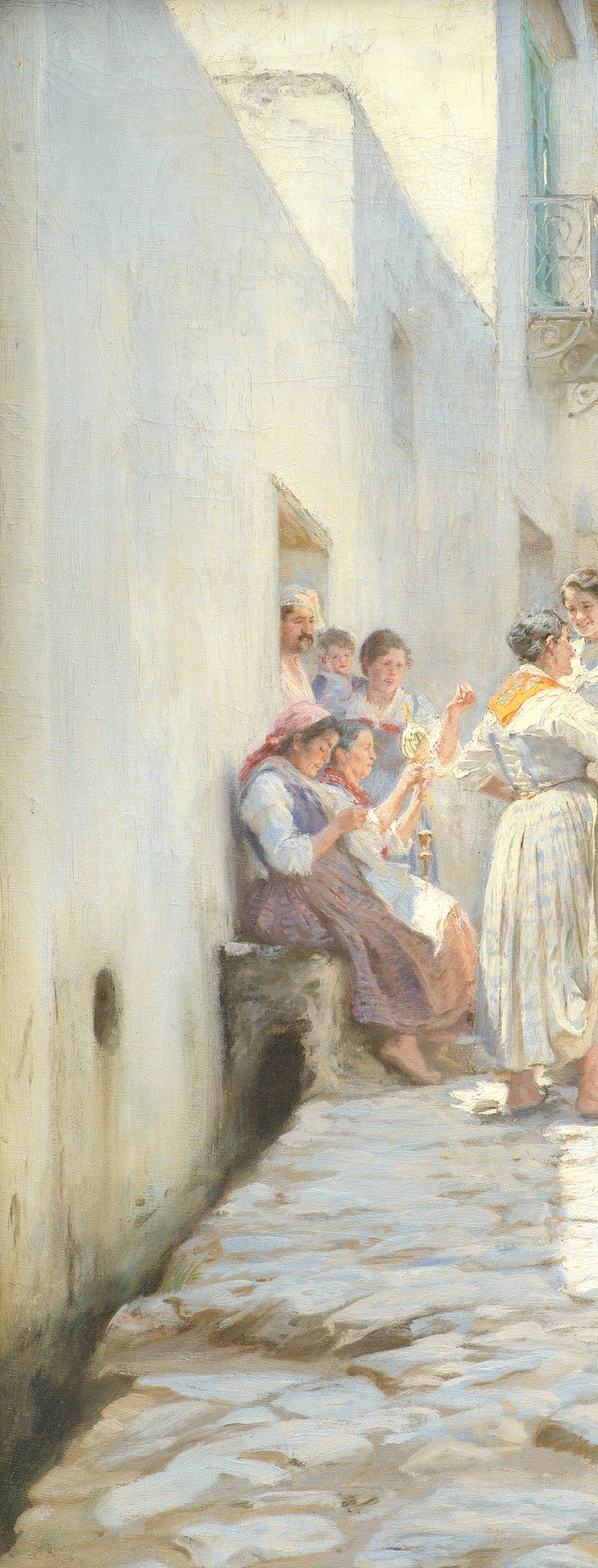 The artist captured the Italian light perfectly.