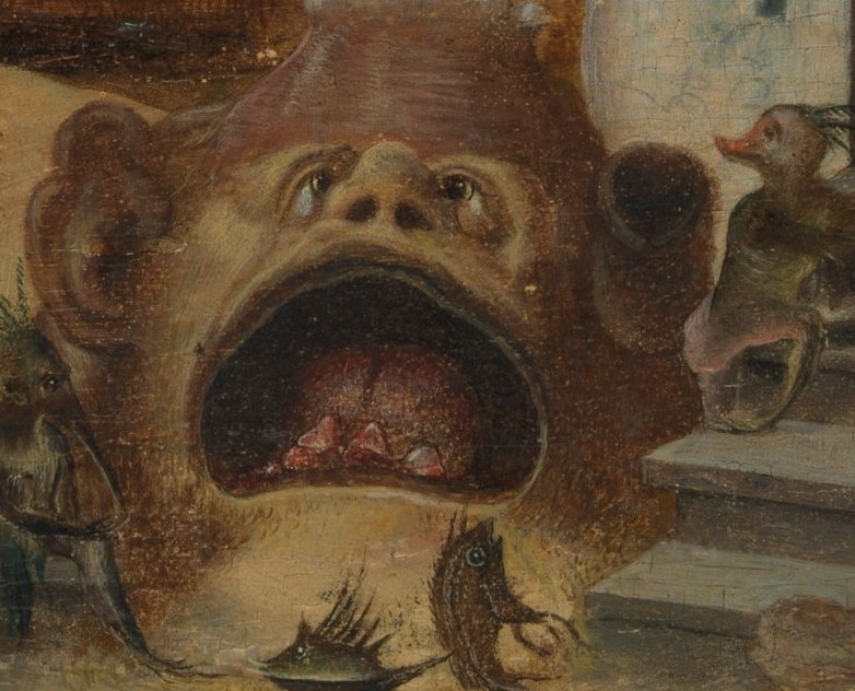 His signature touch is in these bizarre, disturbing details.