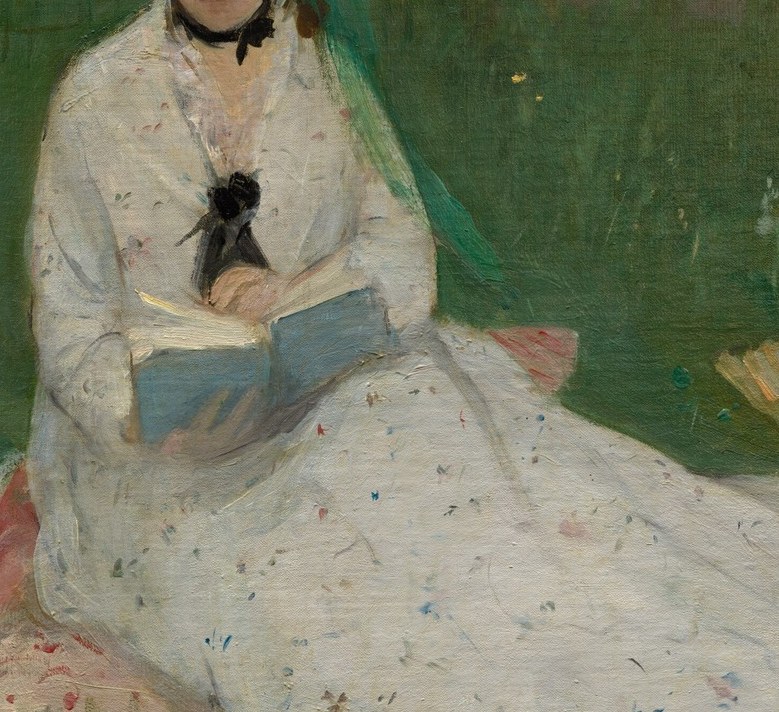 She looks lost in her book.