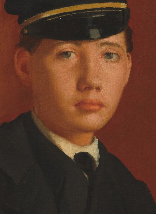 Long before dancers, he painted his brother Achille.