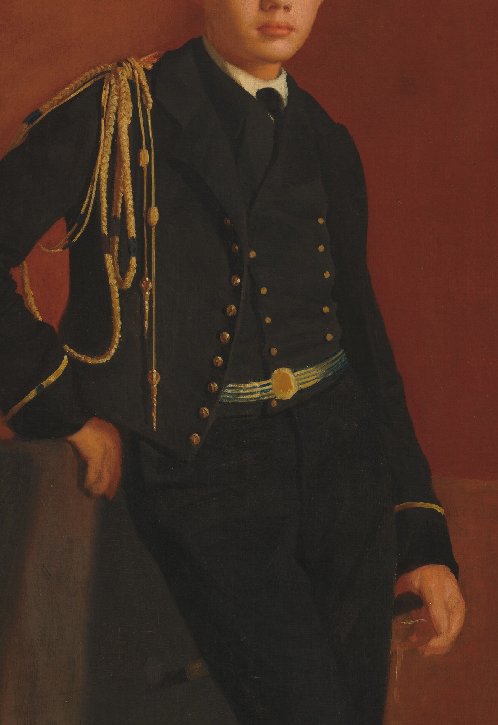 Achille was about 12, here in his cadet uniform.