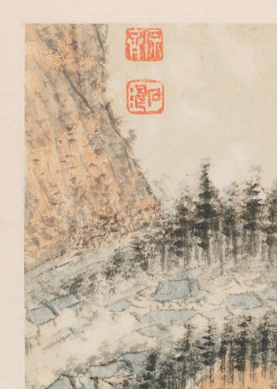 This tranquil scene was painted by a man in constant hiding.