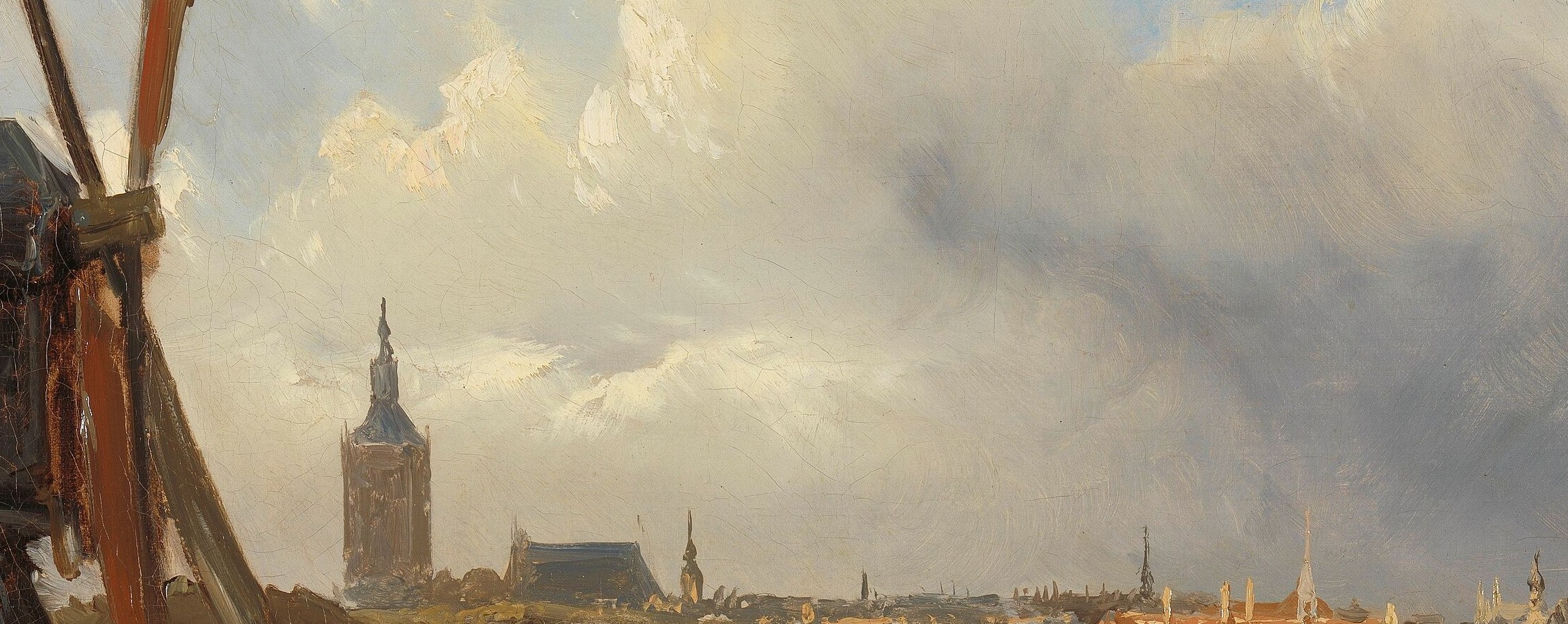 Cornelis Springer rarely painted outdoors.