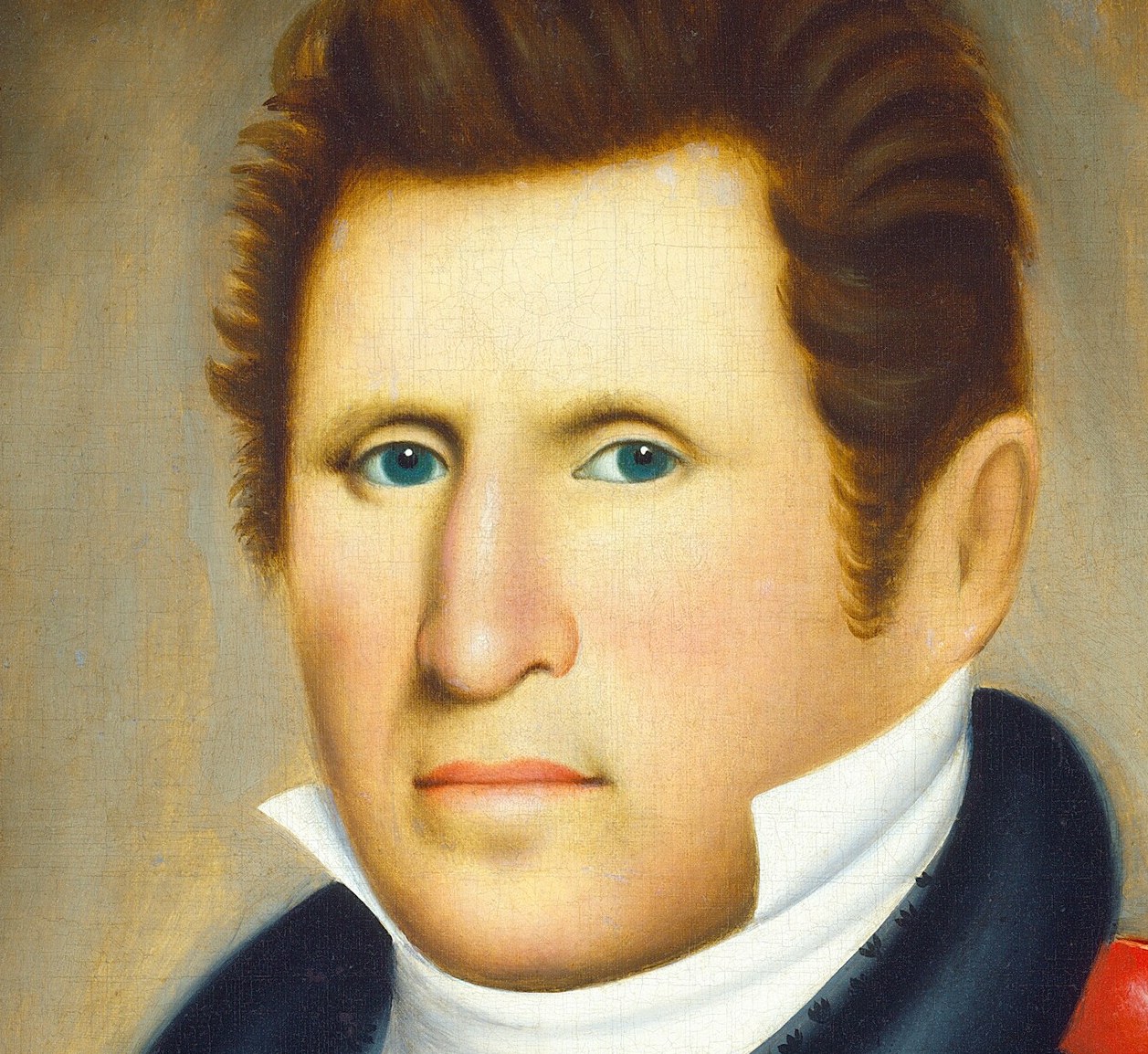 This man's intense gaze captures you, even after 200 years.