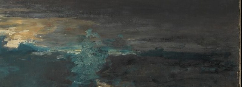 He painted it by the light of the moon itself.