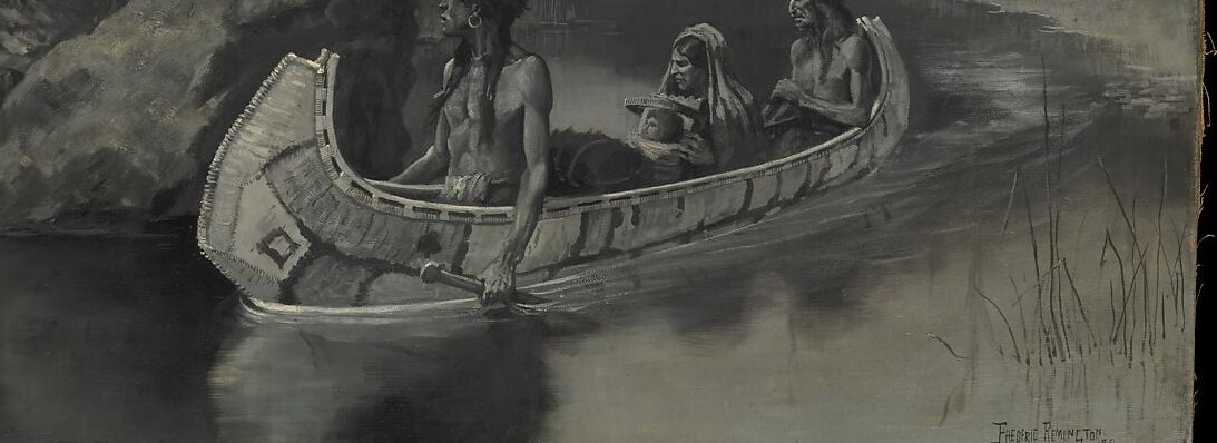 The vessel's style and construction can place this scene geographically and socially in frontier Montana , it is the stage on which secrecy plays out