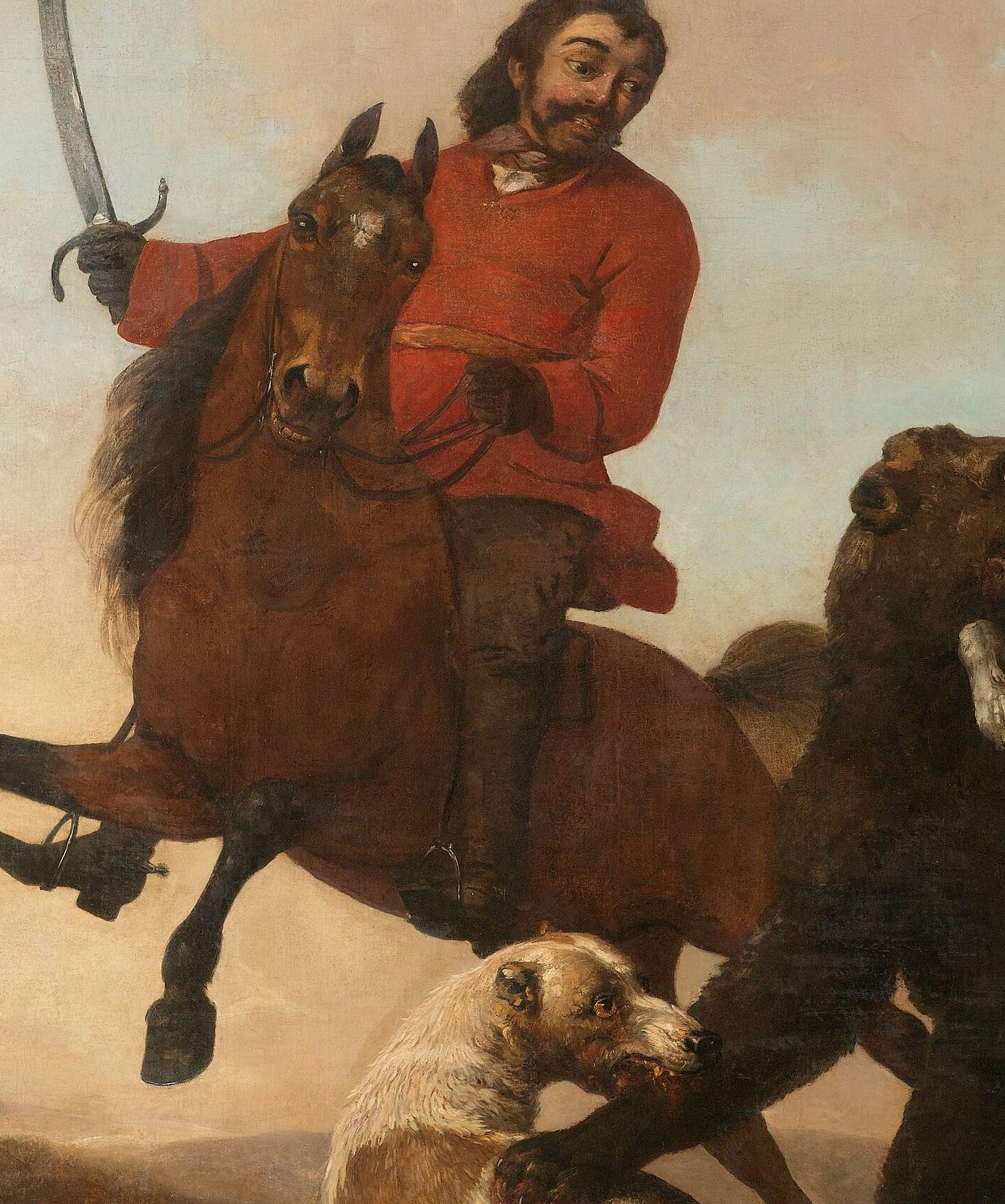 He was just 23 when he created this violent scene.