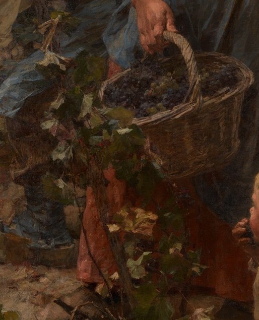The basket is nearly full. The work looks easy.