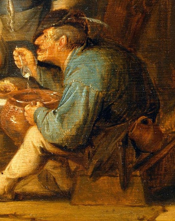 The painter was known for scenes of ordinary people.