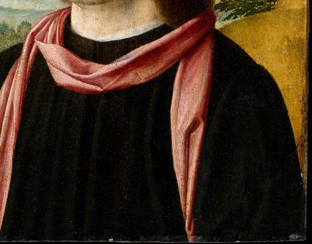 Yet he also painted secular portraits like this one.