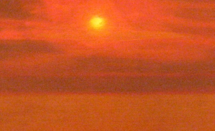 Look directly at the sun.