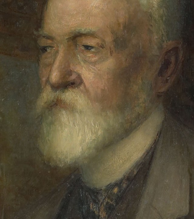 This painter was 82 years old when his portrait was made.
