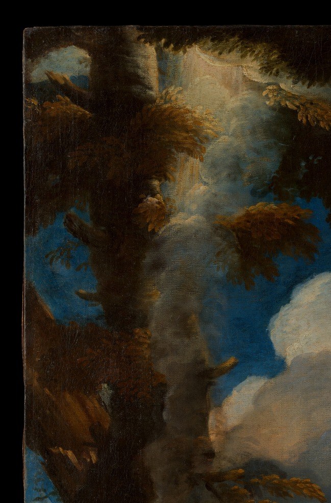The oppressive foliage creates a claustrophobic atmosphere, mirroring the dark deed.