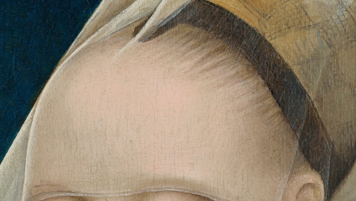 They meet the viewer without warmth or hostility , a studied composure that speaks to 18th-century ideals of female propriety