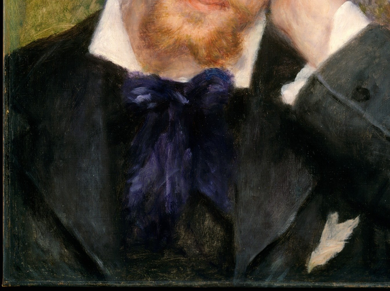 He paid Renoir 100 francs for this portrait.