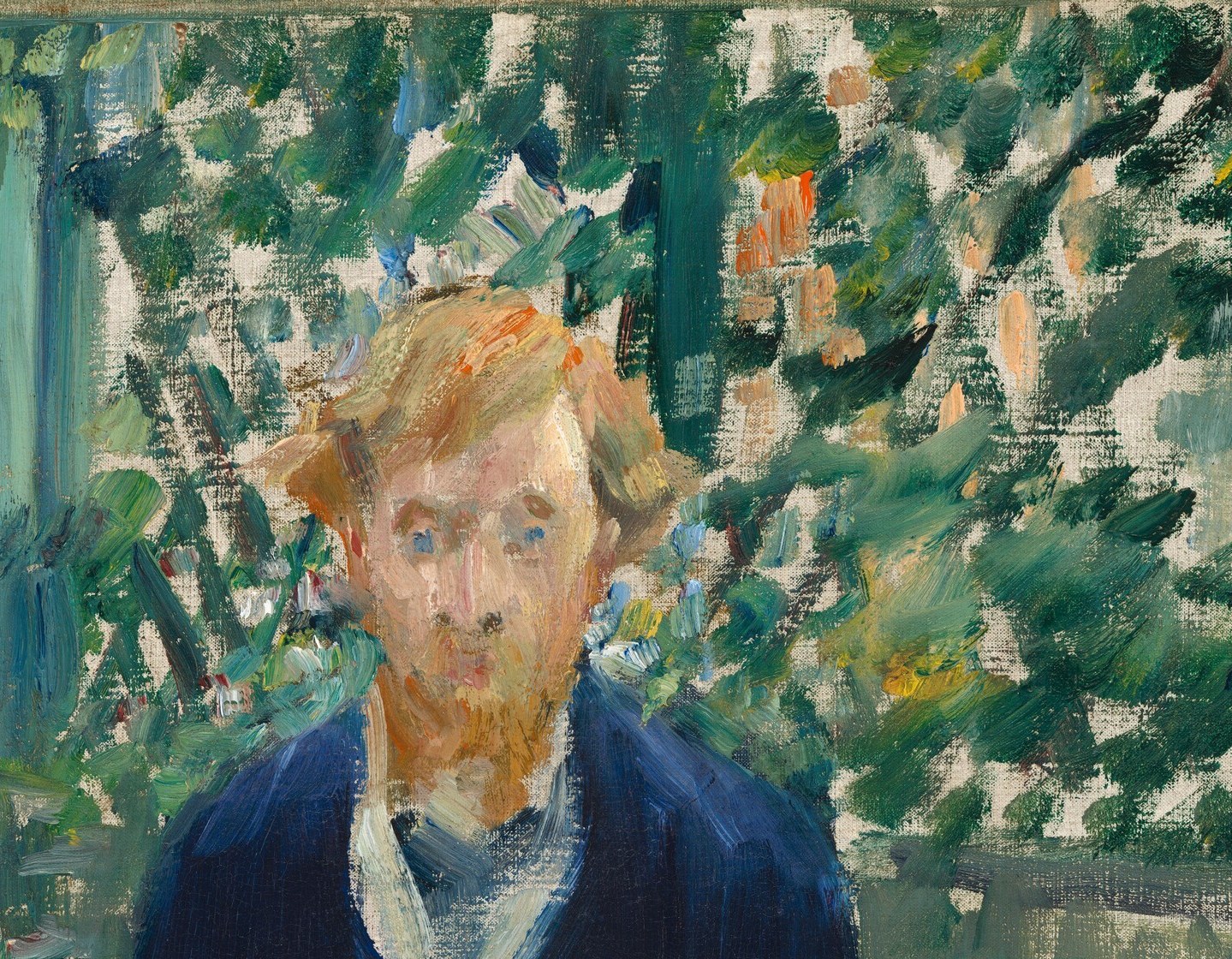 Manet painted friends like this: relaxed, at ease.