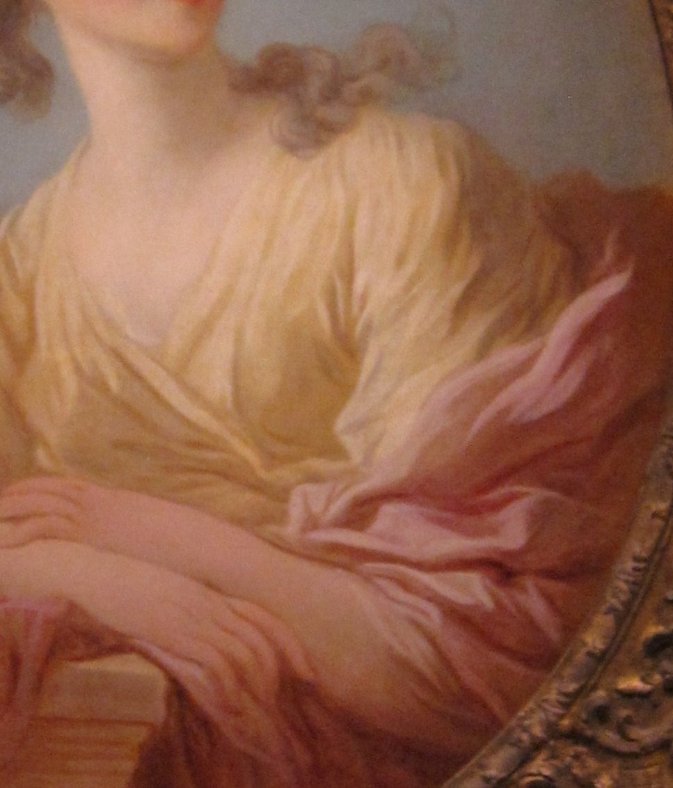 The artist, Fragonard, rarely dated his 550 paintings.