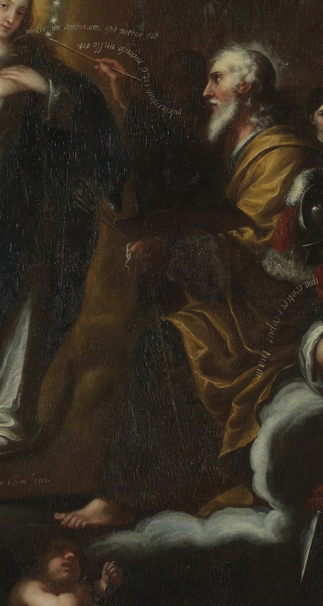 He imagined God the Father as an artist at work.