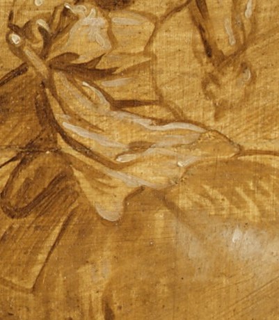Van Dyck used thick impasto paint to create tactile, luminous surfaces.