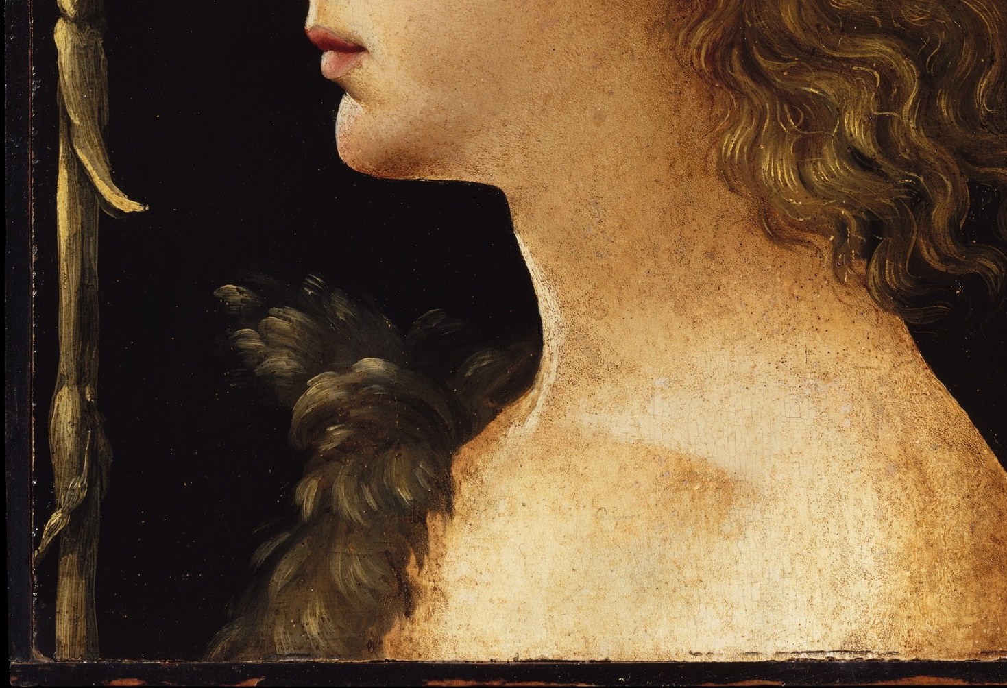 The camel-skin cloak tells you this is John the Baptist.